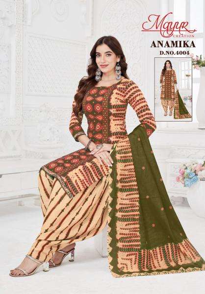 Mayur anamika vol-4 Dress material suppliers in Ahmedabad