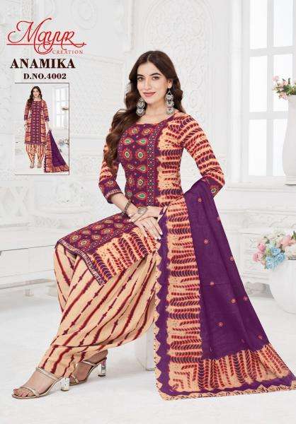 Mayur anamika vol-4 Dress material suppliers in Ahmedabad