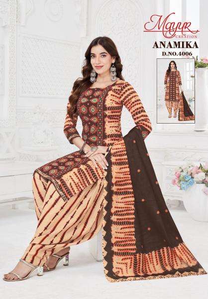 Mayur anamika vol-4 Dress material suppliers in Ahmedabad