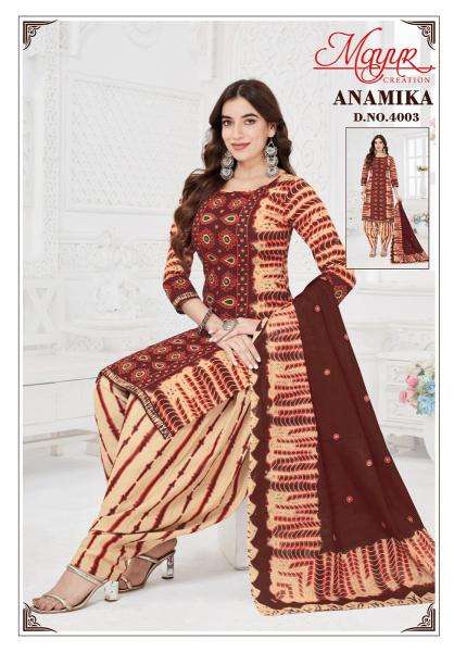 Mayur anamika vol-4 Dress material suppliers in Ahmedabad