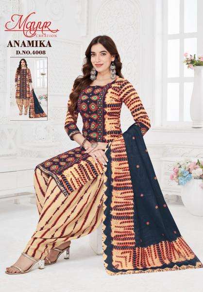 Mayur anamika vol-4 Dress material suppliers in Ahmedabad