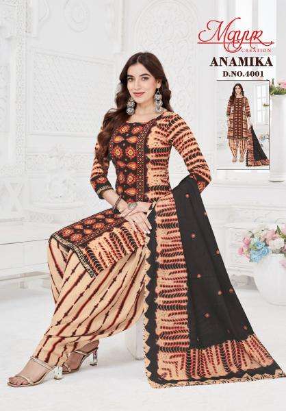 Mayur anamika vol-4 Dress material suppliers in Ahmedabad