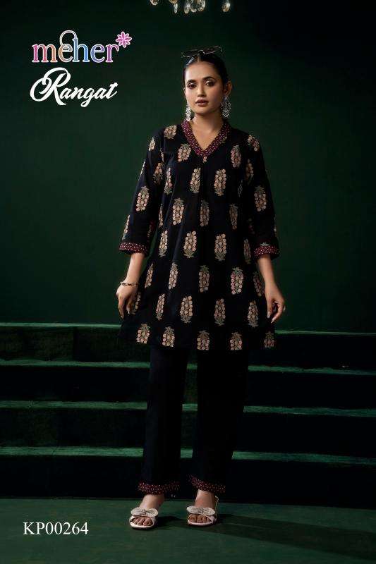 Meher rangat Kurti manufacturers in Surat textile market