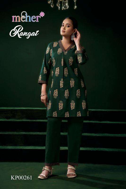 Meher rangat Kurti manufacturers in Surat textile market