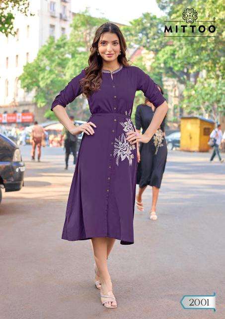 Mittoo arica Surat kurtis for online business
