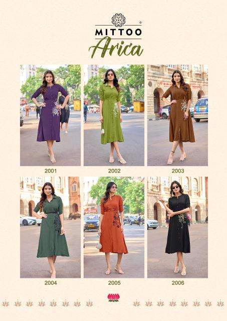 Mittoo arica Surat kurtis for online business
