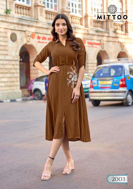 Mittoo arica Surat kurtis for online business