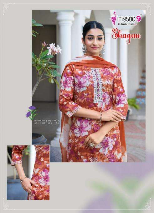 Mystic9 shagun vol 26 Kurti market in surat