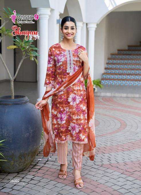 Mystic9 shagun vol 26 Kurti market in surat