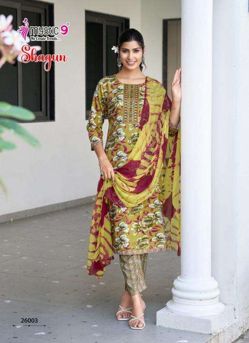Mystic9 shagun vol 26 Kurti market in surat