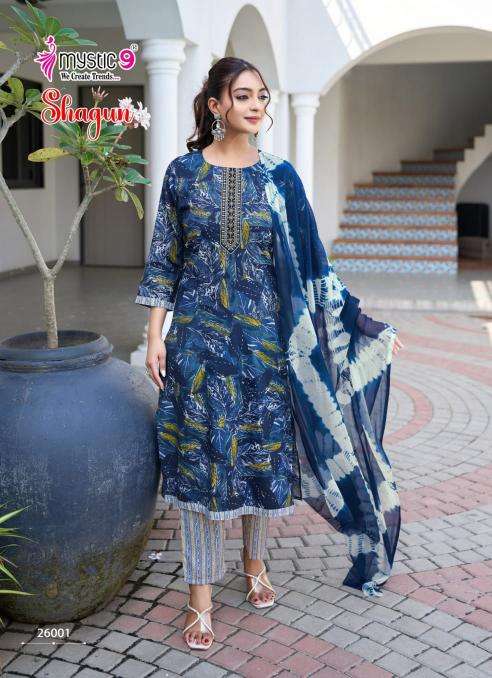 Mystic9 shagun vol 26 Kurti market in surat