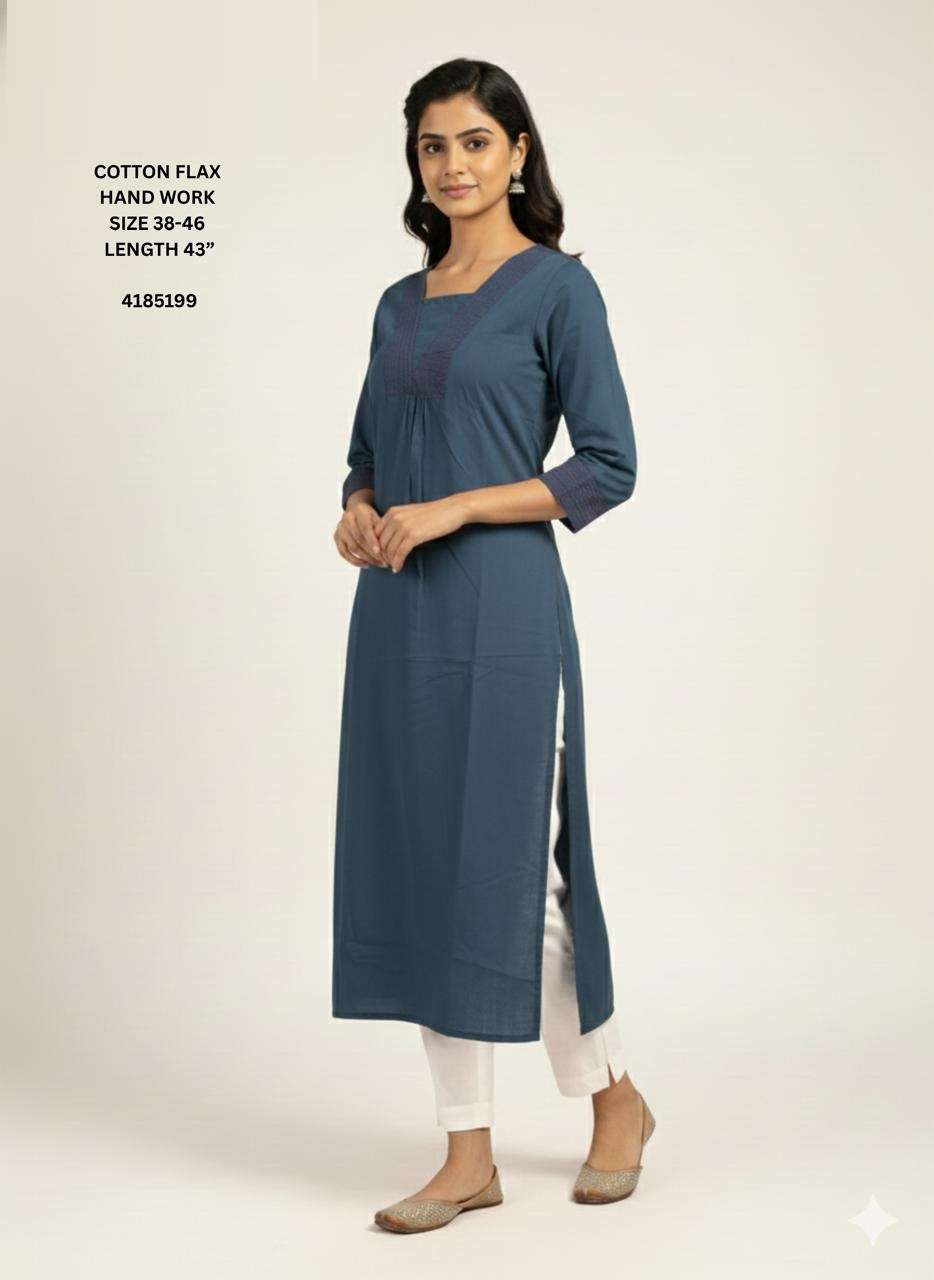 Naisha K 575  Kurtis manufacturers in Hyderabad