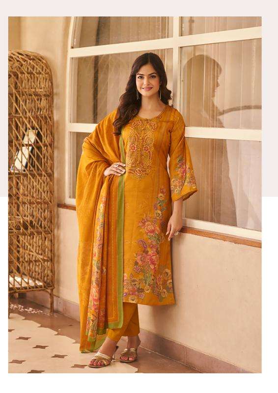 Nisanka mills & emb miraal luxury lawn 26 Kolkata dress material market