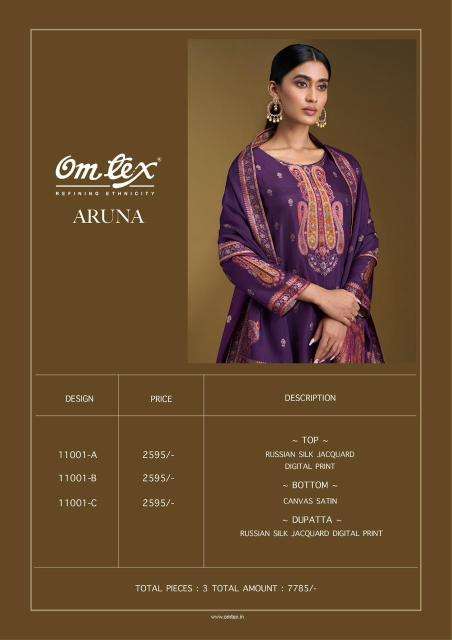 Omtex aruna Unstitched dress materials wholesale market in Mumbai