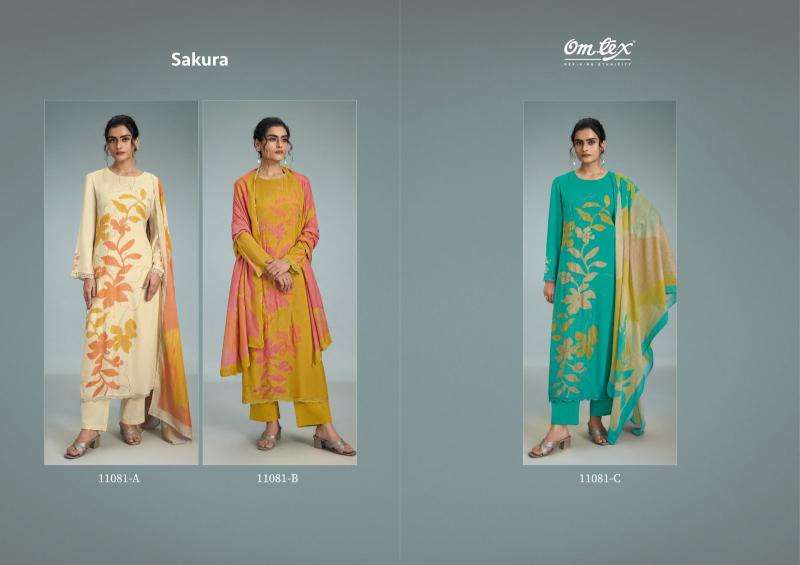 Omtex sakura  Dress materials for party wear in pune