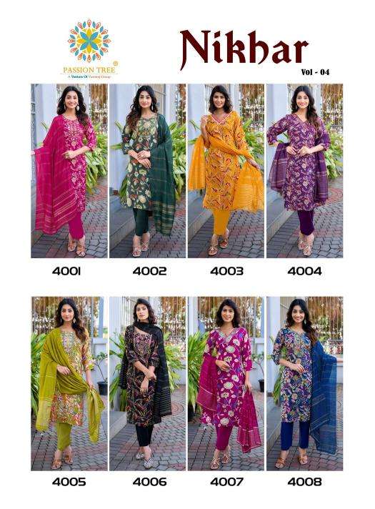 Passion tree nikhaar vol-4 Latest kurti designs in Pune