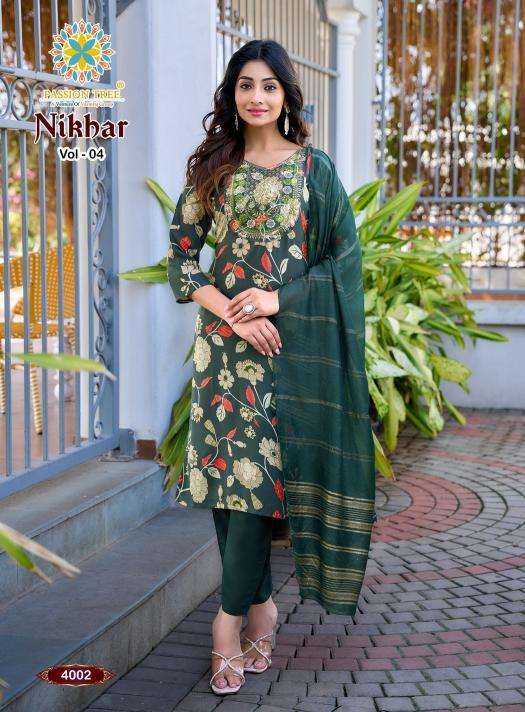Passion tree nikhaar vol-4 Latest kurti designs in Pune
