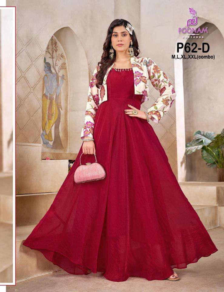 Poonam P62-D Ladies kurti wholesale market Surat