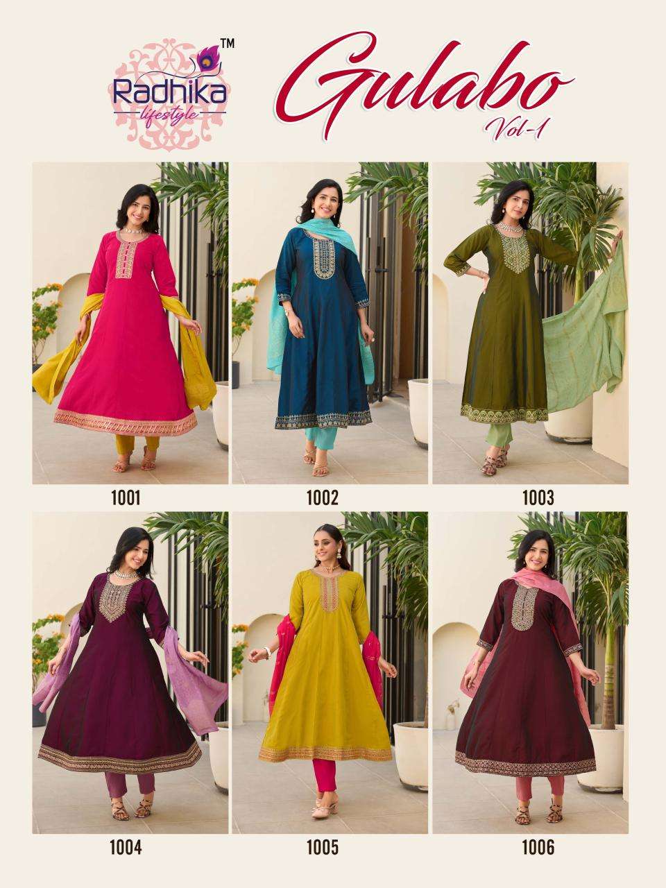 Radhika gulabo vol 1 Kurti manufacturer in Pune 