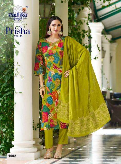 Radhika lifestyle prisha vol 1 Kurti manufacturers in Ahmedabad