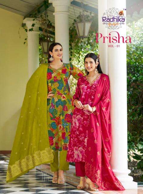 Radhika lifestyle prisha vol 1 Kurti manufacturers in Ahmedabad