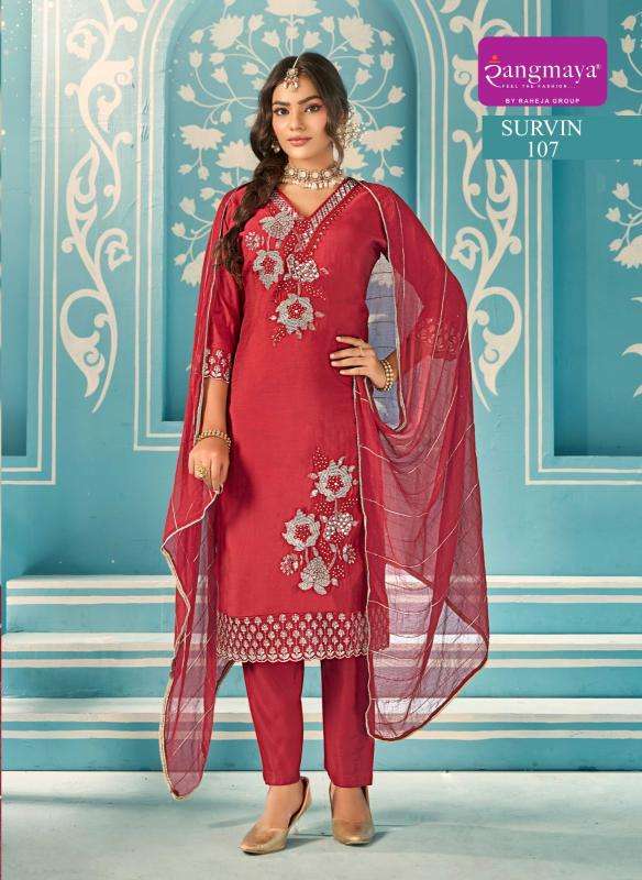 Rangmaya survin Fashion Kurtis Wholesale in Surat