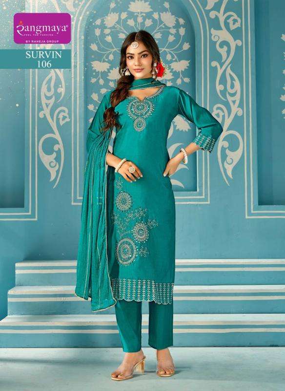 Rangmaya survin Fashion Kurtis Wholesale in Surat