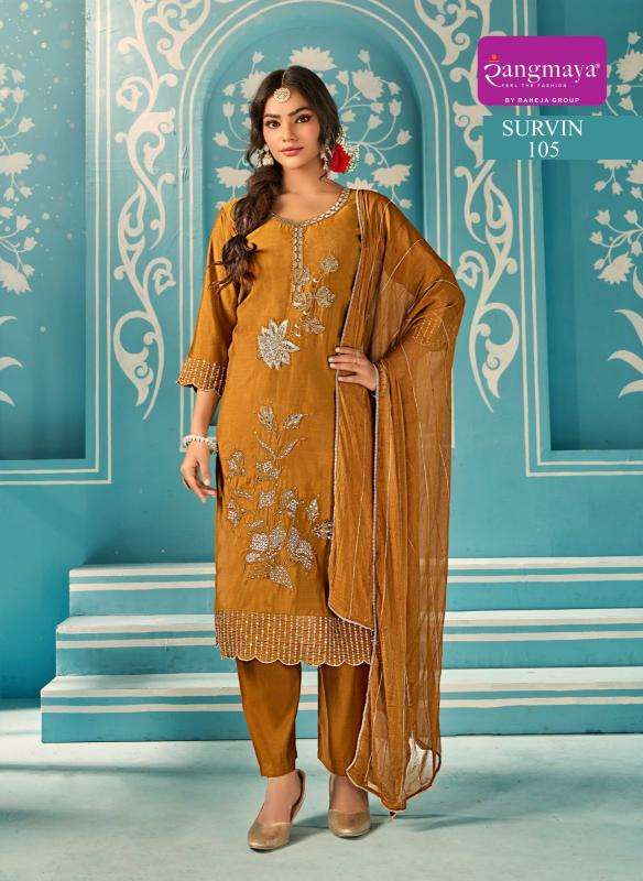 Rangmaya survin Fashion Kurtis Wholesale in Surat