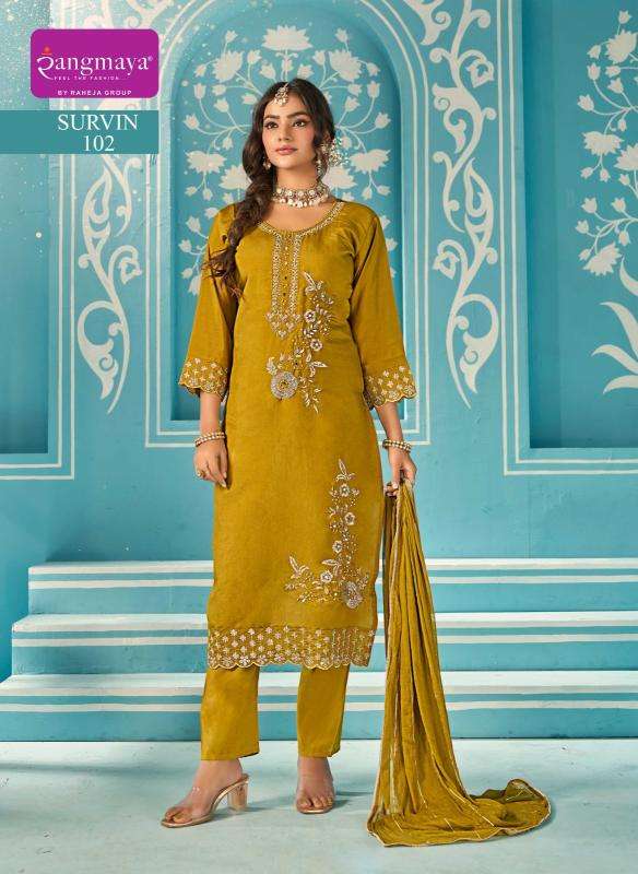 Rangmaya survin Fashion Kurtis Wholesale in Surat