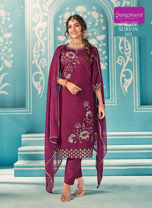 Rangmaya survin Fashion Kurtis Wholesale in Surat