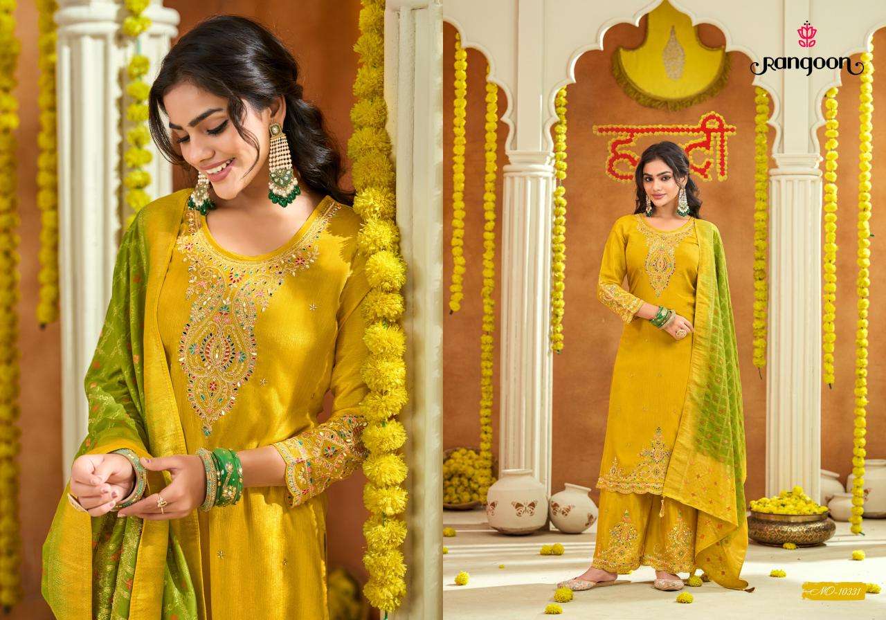 Rangoon haldi mehandi vol-02 Salwar Kameez market in Hyderabad