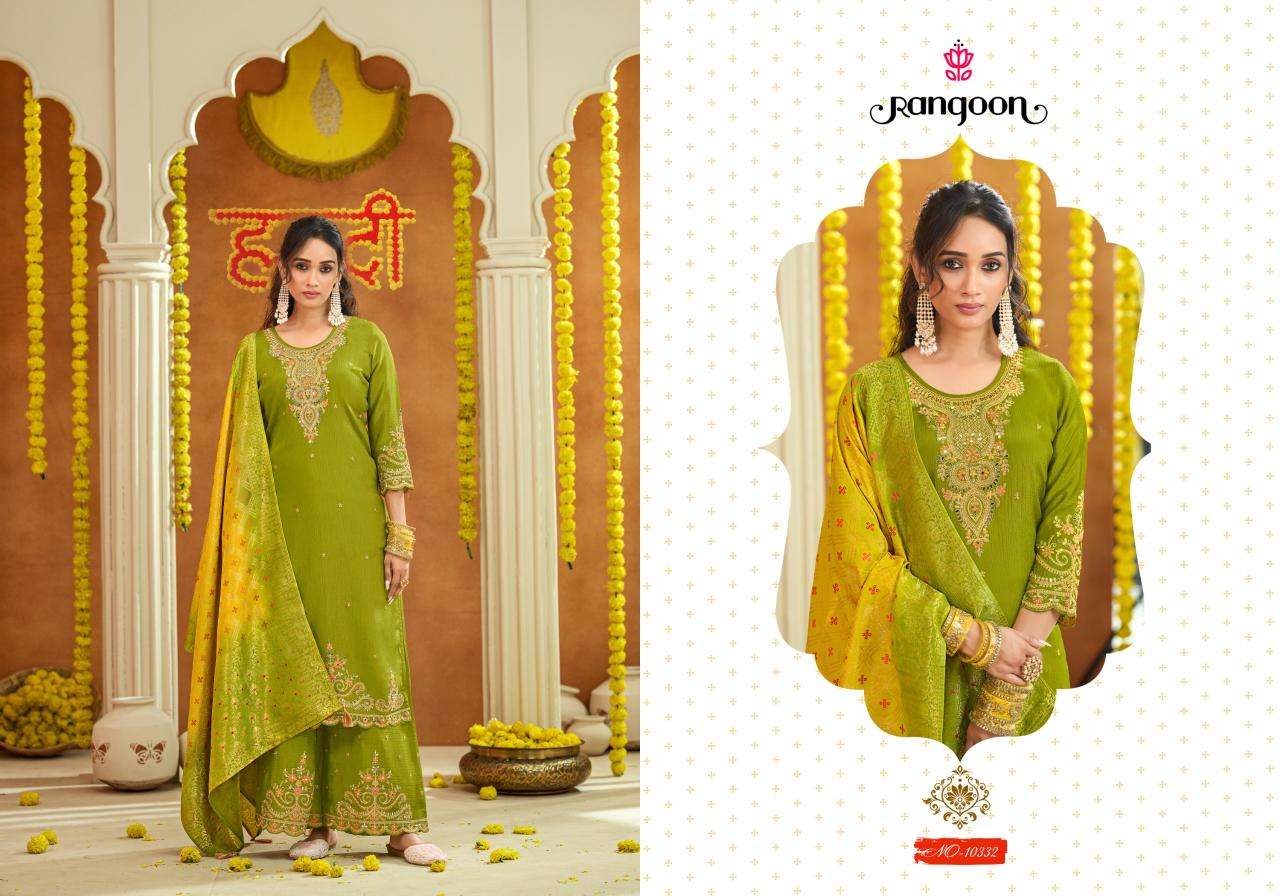 Rangoon haldi mehandi vol-02 Salwar Kameez market in Hyderabad