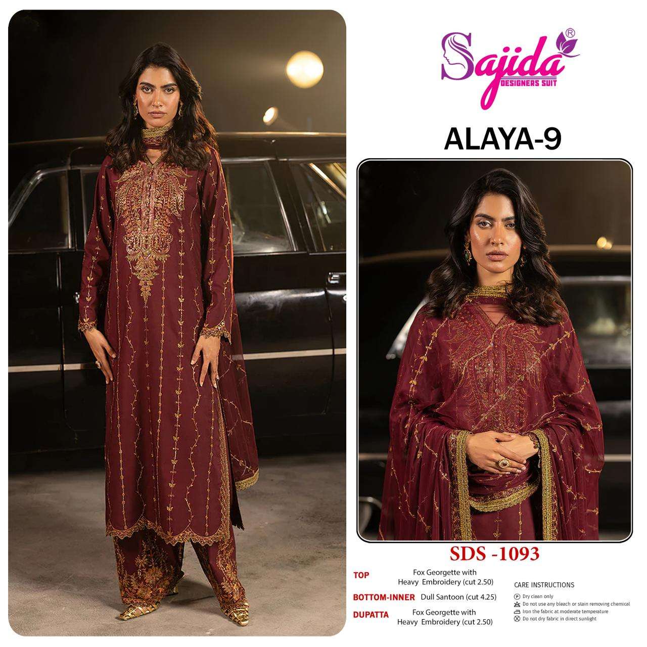 Sajida anaya vol 9 Wholesale salwar suit market in Surat