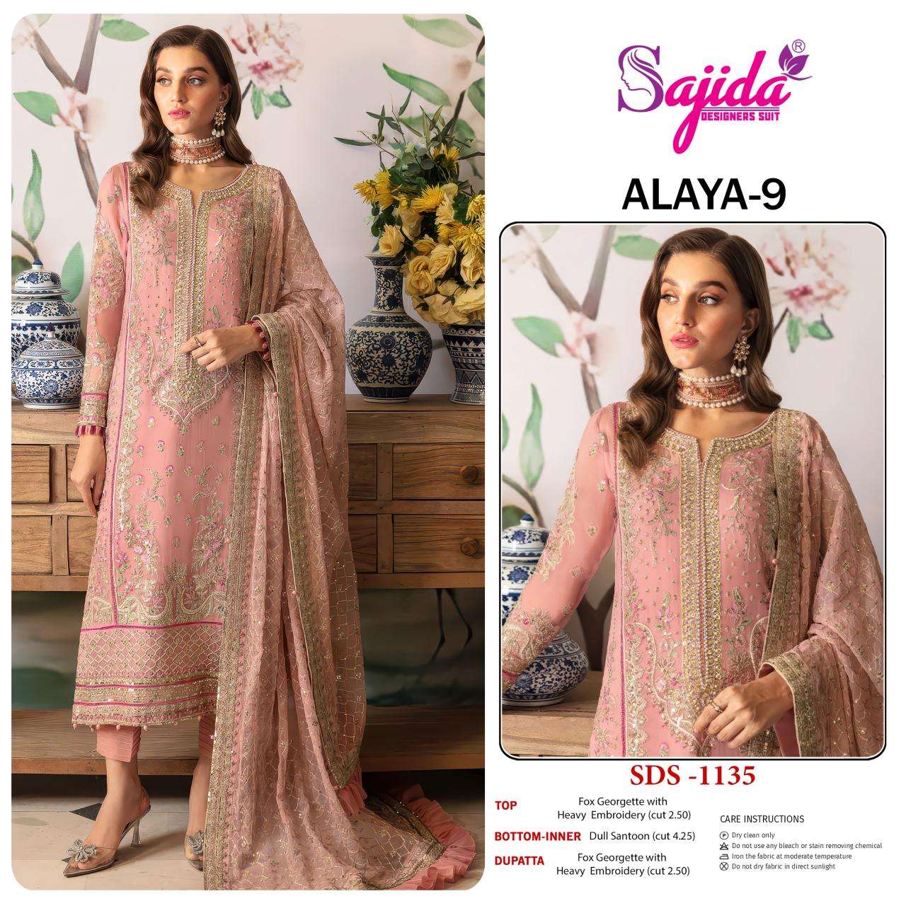 Sajida anaya vol 9 Wholesale salwar suit market in Surat