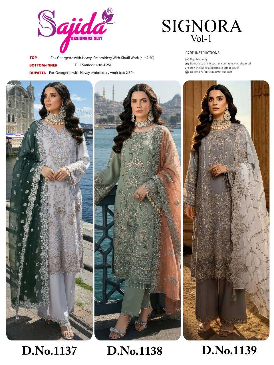 Sajida signora vol 1 Salwar Kameez wholesalers in Kolkata