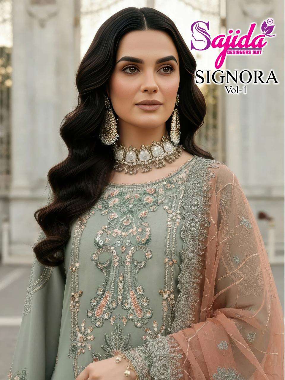 Sajida signora vol 1 Salwar Kameez wholesalers in Kolkata