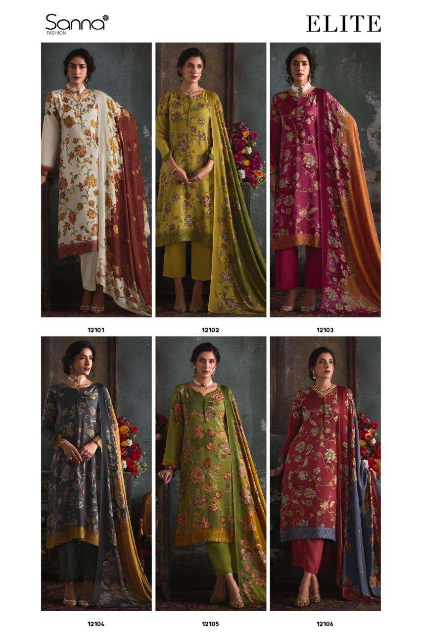Sanna elite Wholesale dress materials in Surat