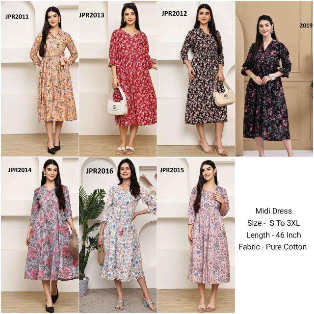 Shorya midi dress Kurti manufacturers near me