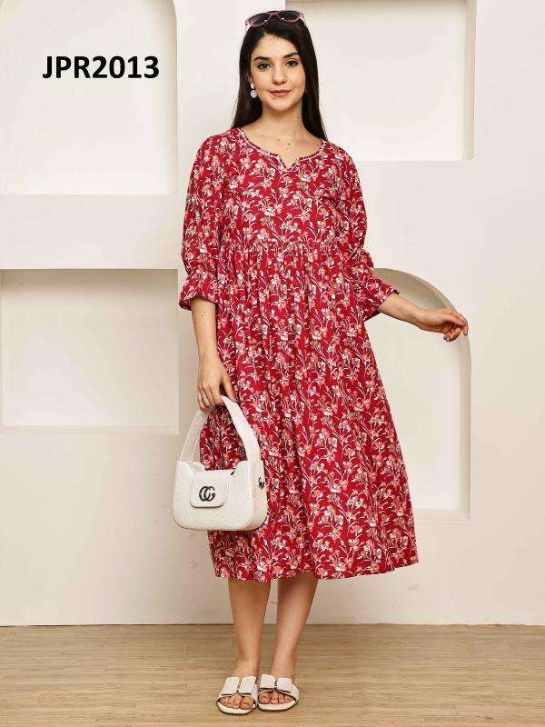 Shorya midi dress Kurti manufacturers near me