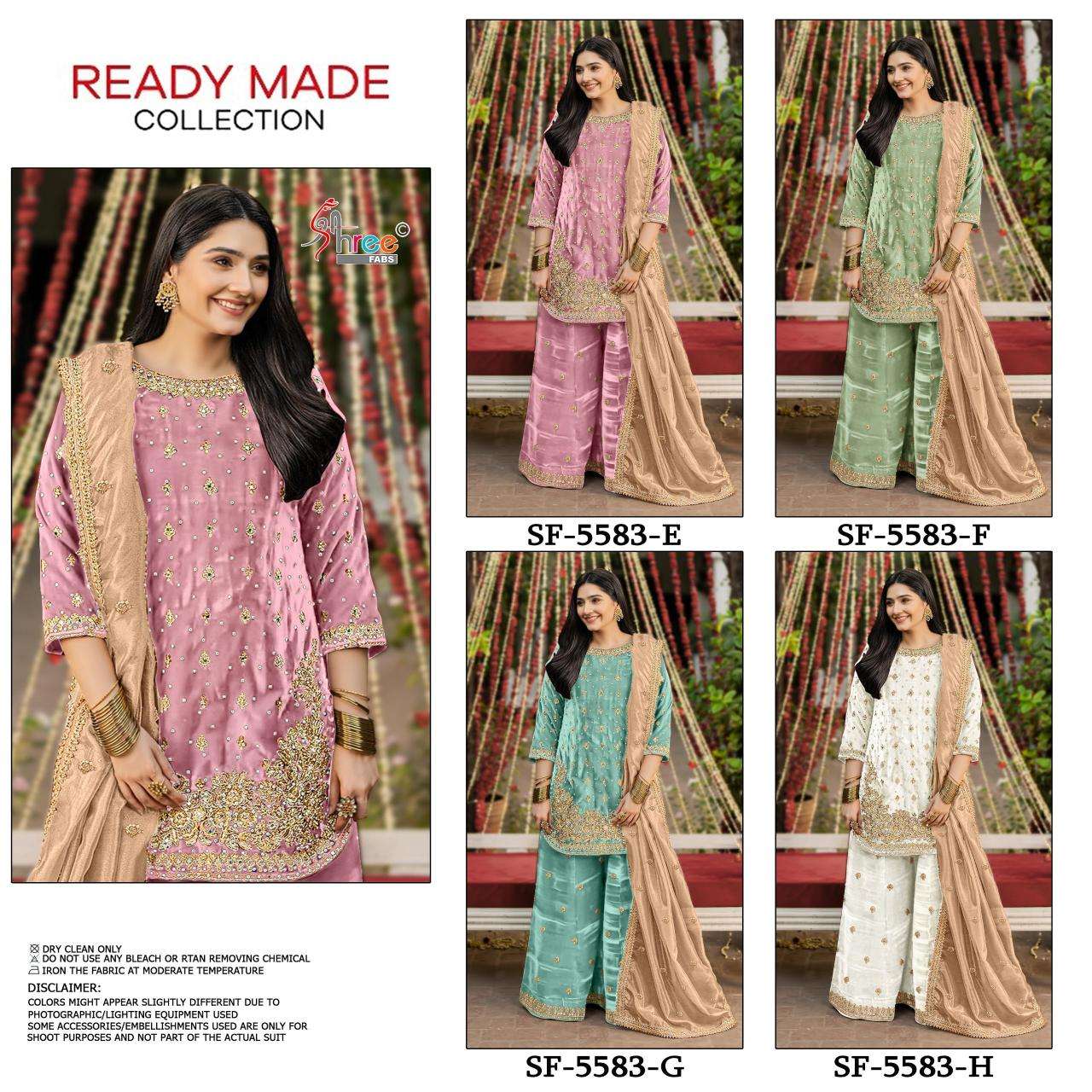 Shree fabs d.no 5583 Surat wholesale market for readymade suits