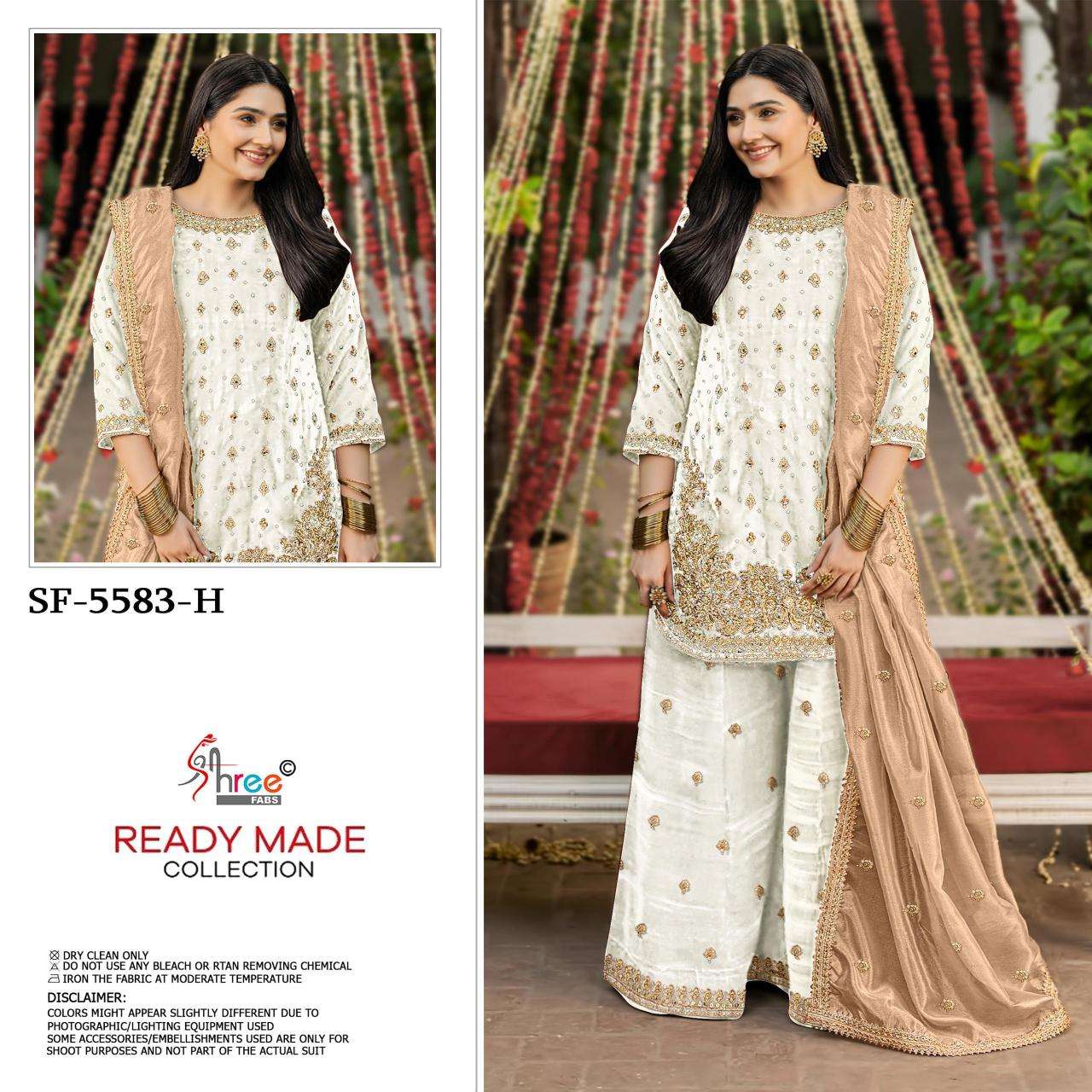 Shree fabs d.no 5583 Surat wholesale market for readymade suits