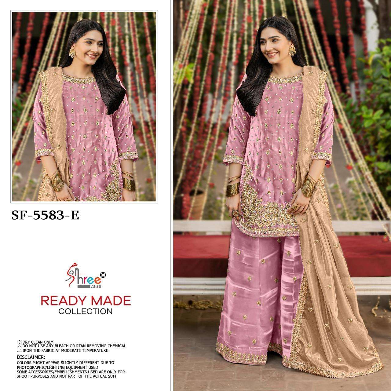 Shree fabs d.no 5583 Surat wholesale market for readymade suits