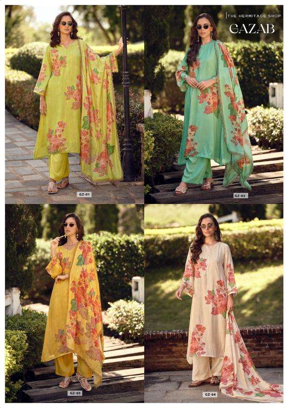 The hermitage shop gazab Wholesale dress materials online