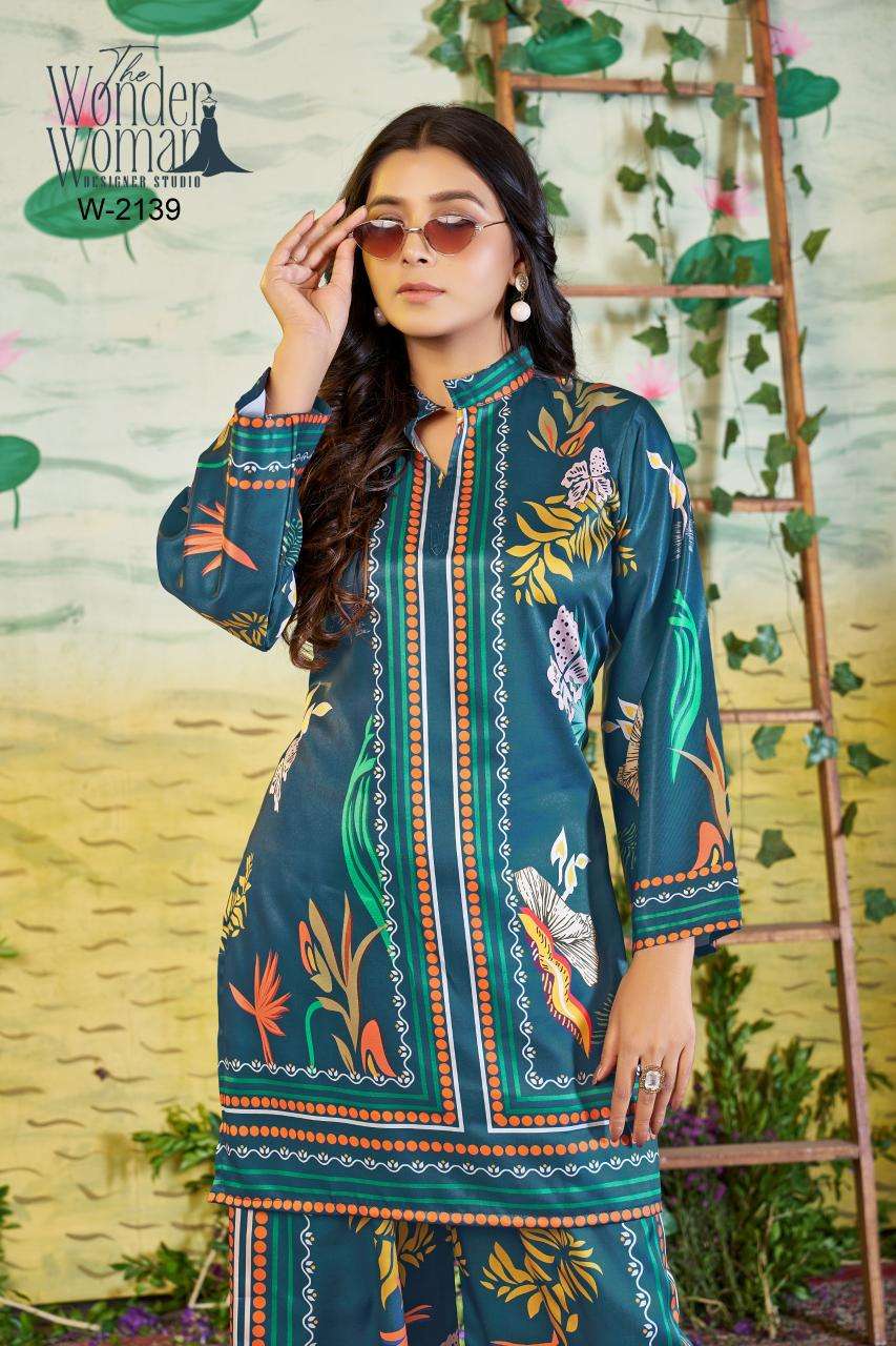 The wonder woman d.no W-2139 coord set Kurti suppliers in Hyderabad