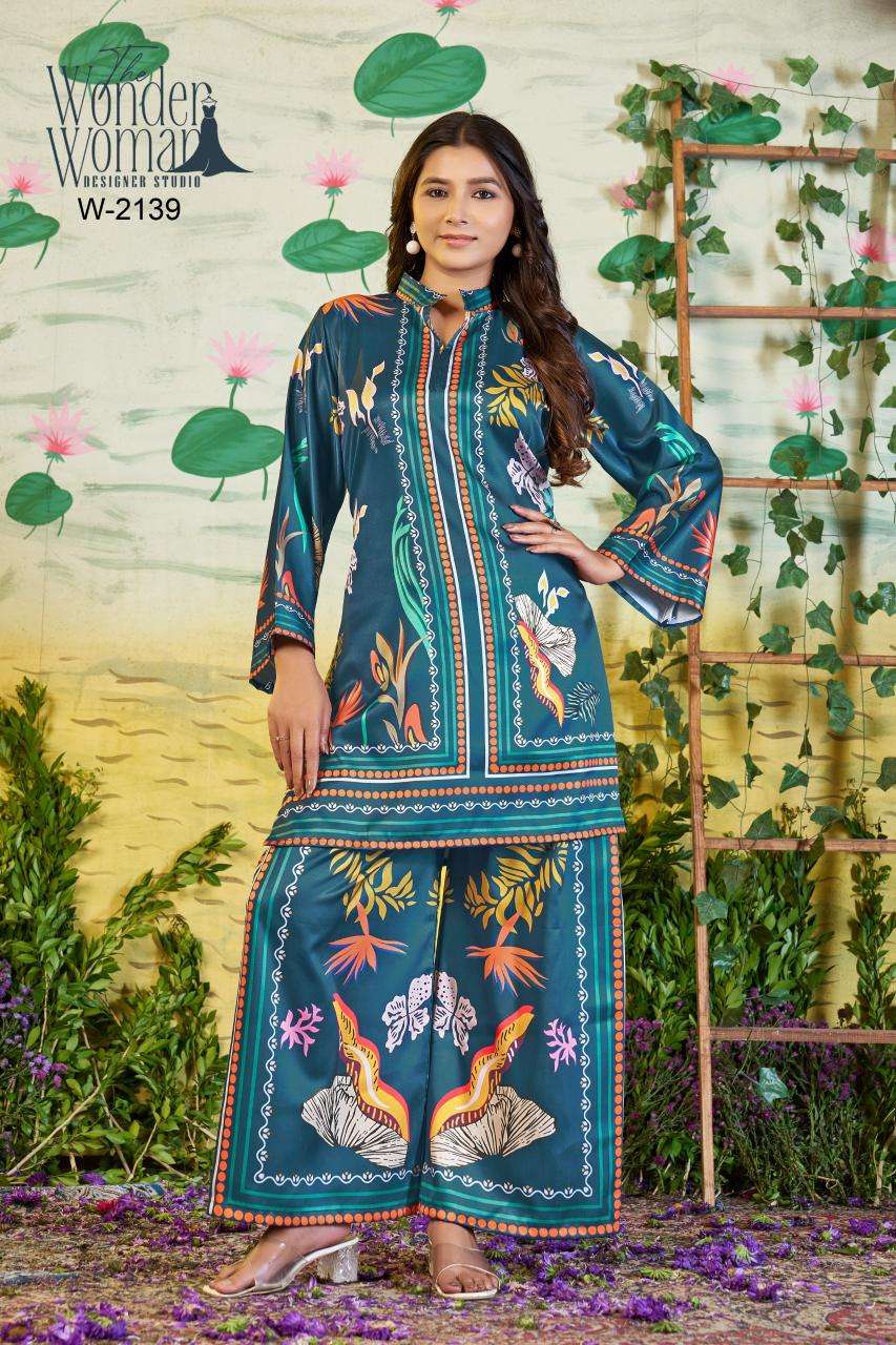 The wonder woman d.no W-2139 coord set Kurti suppliers in Hyderabad