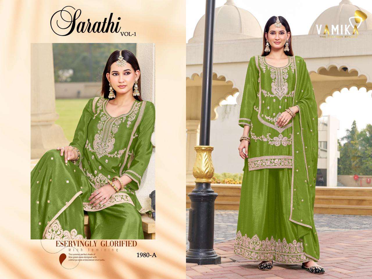 Vamika Sarathi Vol 1 Kurti distributors in Hyderabad