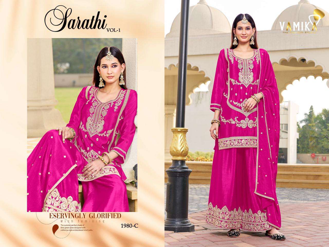 Vamika Sarathi Vol 1 Kurti distributors in Hyderabad