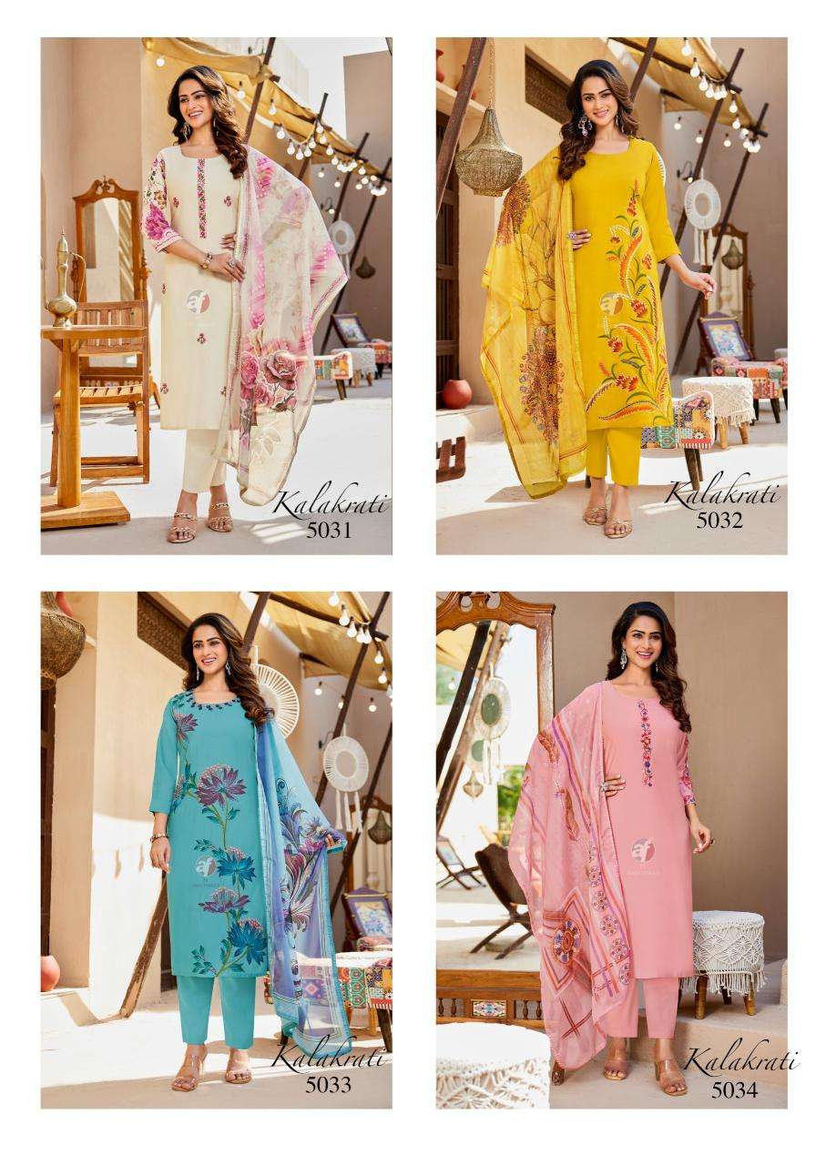 A/f kalakrati Designer Kurtis supplier