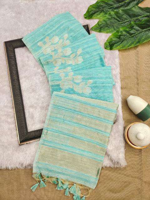 Akshara jute linen silk Bridal sarees in Kolkata