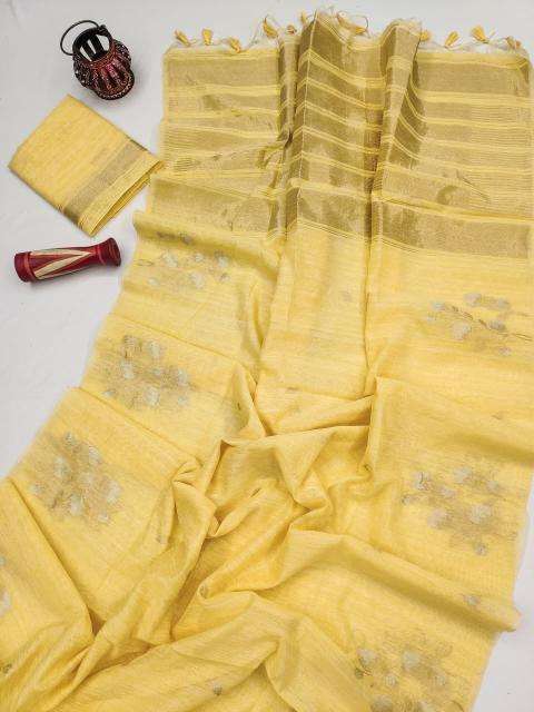 Akshara jute linen silk Bridal sarees in Kolkata